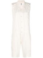 Nsf Albanny Shirt Jumpsuit - White