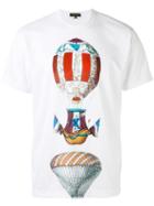 Comme Des Garçons Homme Plus - Illustrated Voyager Print T-shirt - Men - Polyester - M, White, Polyester