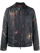 Valentino Reversible Fireworks Print Jacket - Blue