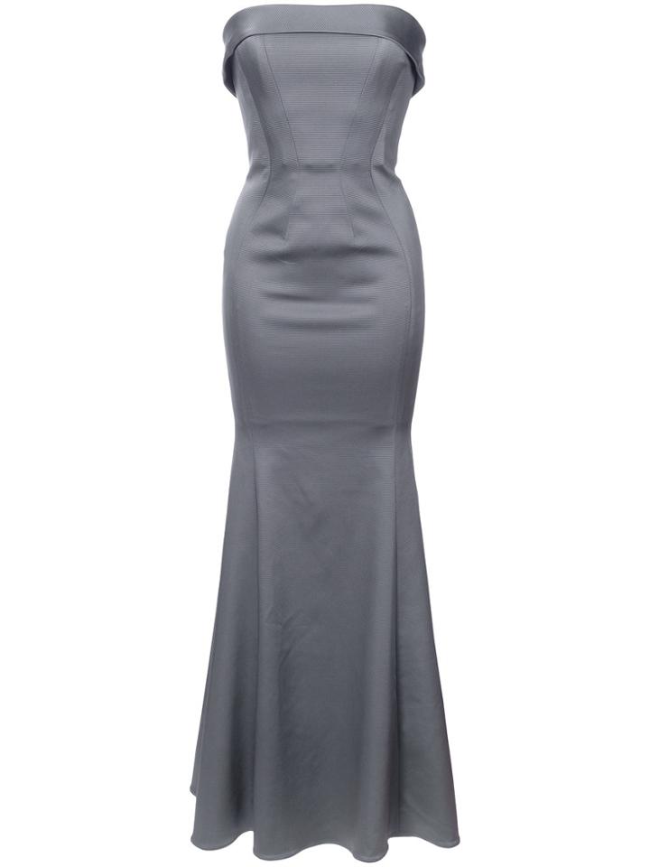 Zac Zac Posen Malena Gown - Grey