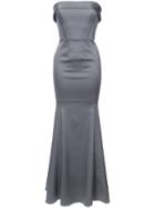 Zac Zac Posen Malena Gown - Grey