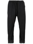 Atelier Suppan 'oakgaii' Tapered Trousers, Men's, Size: 1, Black, Cotton
