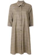 Ultràchic Classic Shirt Dress - Brown