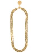 Chanel Vintage Coin Pendant Necklace, Women's, Metallic