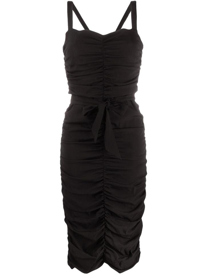 P.a.r.o.s.h. Sweetheart Neck Dress - Black