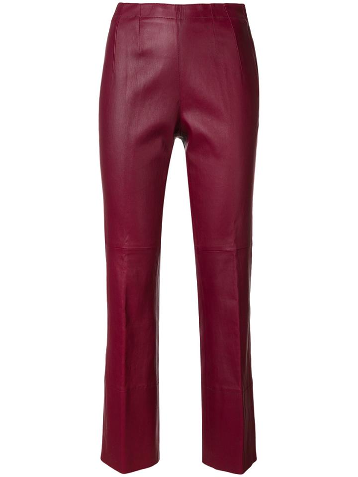 Dorothee Schumacher Cropped Trousers - Red