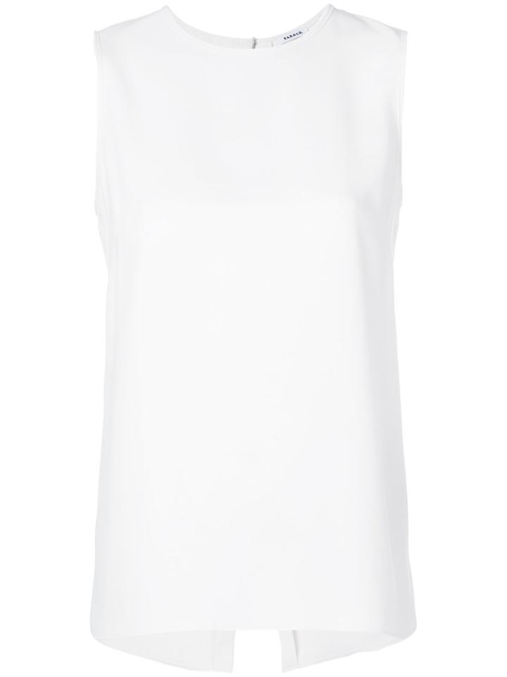P.a.r.o.s.h. Boxy Vest Top - White