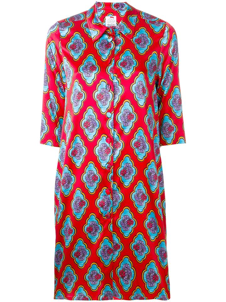 Ultràchic Floral Print Dress - Red