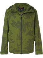 Woolrich Camouflage Print Hooded Jacket - Green