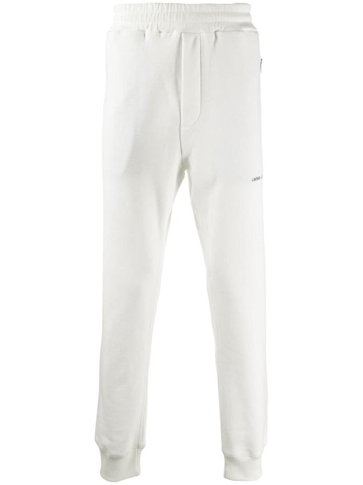 Low Brand Drawstring Waist Trousers - White