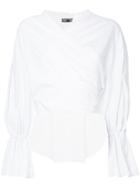 Aula Wrapped Shirt - White