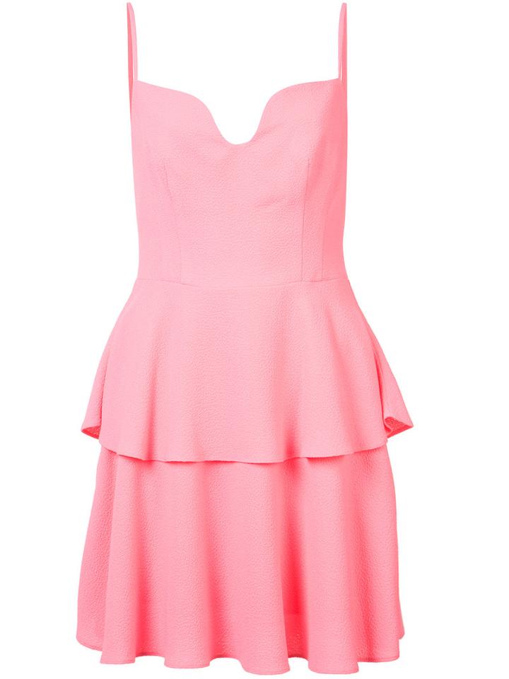 Black Halo Sweetheart Neck Dress, Women's, Size: 6, Pink/purple, Polyimide/polyamide/spandex/elastane