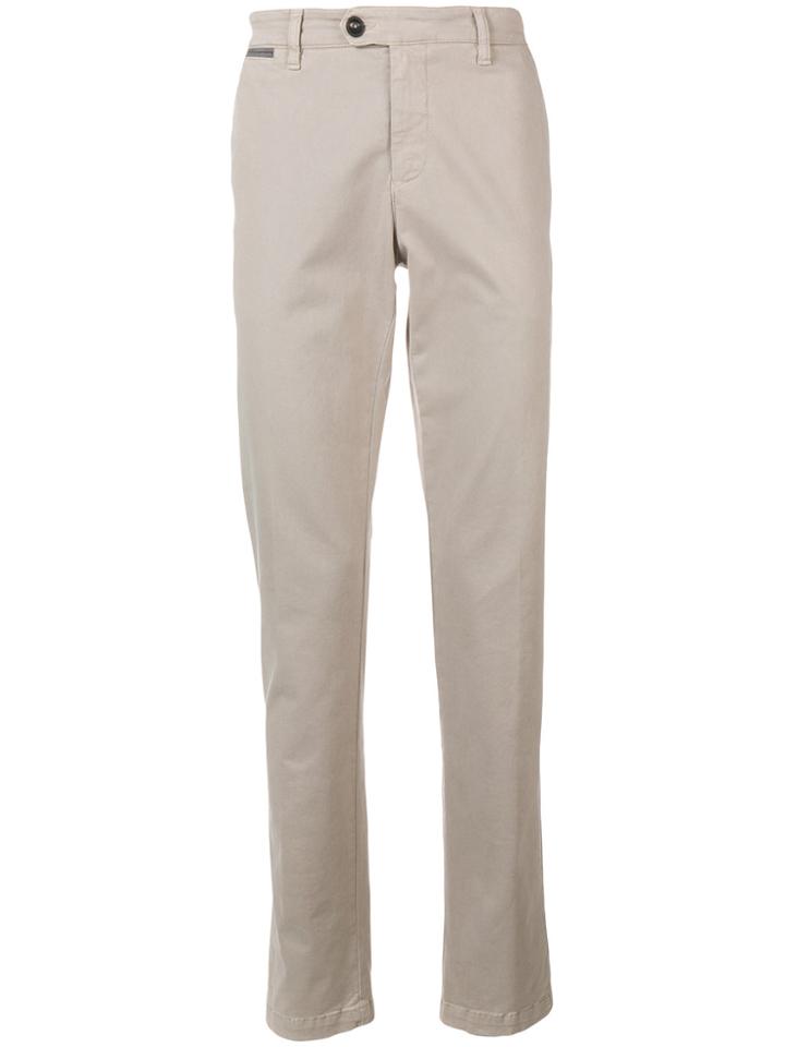 Eleventy Slim Trousers - Nude & Neutrals
