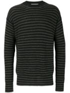 Mcq Alexander Mcqueen - Stripped Knitted Jumper - Men - Wool/alpaca - S, Black, Wool/alpaca