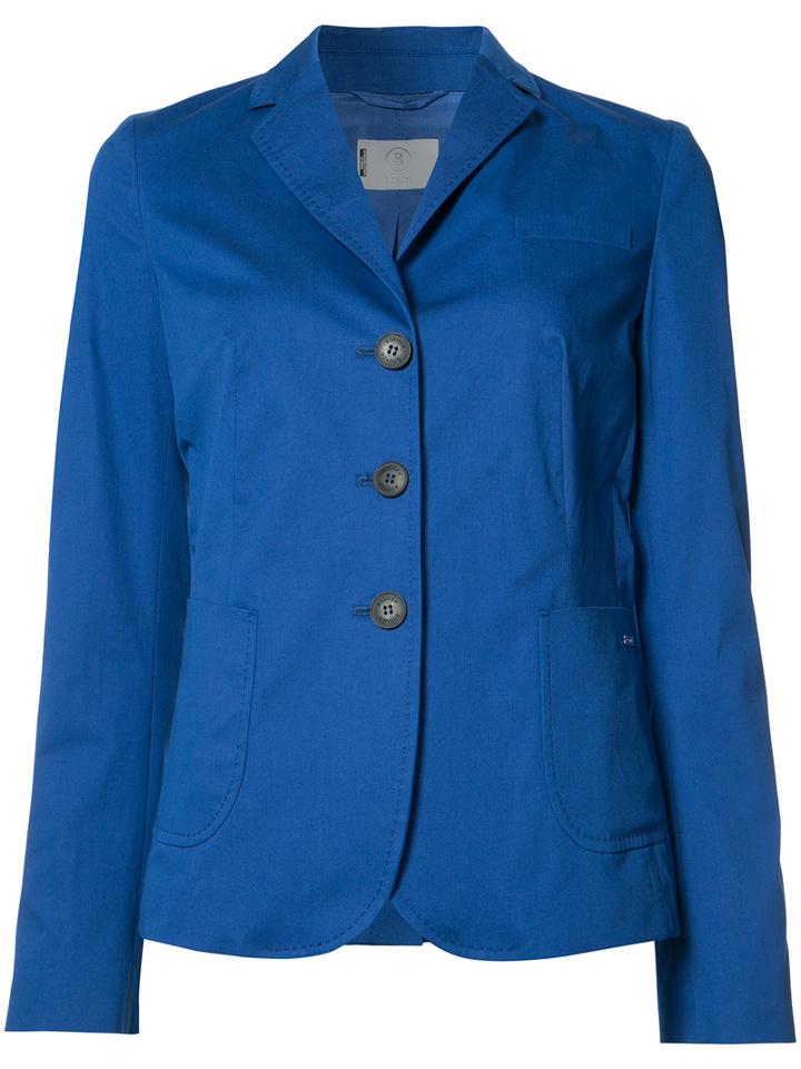 Bogner Lexi Blazer, Women's, Size: 36, Blue, Cotton/spandex/elastane