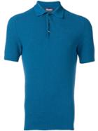 Drumohr Sponge Polo Shirt - Blue