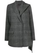 Fabiana Filippi Checked Single-breasted Blazer - Grey