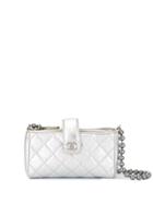Chanel Pre-owned Ball Chain Mini Shoulder Bag - Silver