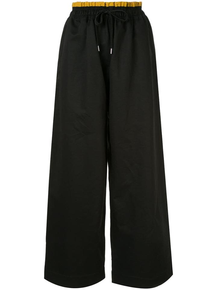 Marni Drawstring Palazzo Pants - Brown