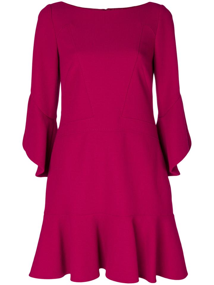 Talbot Runhof Nodality Dress - Pink & Purple
