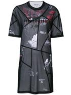 Mcq Alexander Mcqueen Patchwork Print Dress - Black
