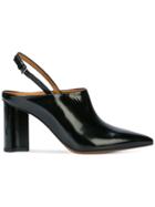 Clergerie Slingback Mules - Black