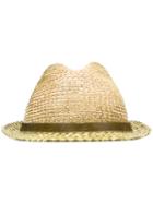 Jacob Cohen Strap Classic Hat, Men's, Size: 58, Nude/neutrals, Viscose/straw/chlorofibre