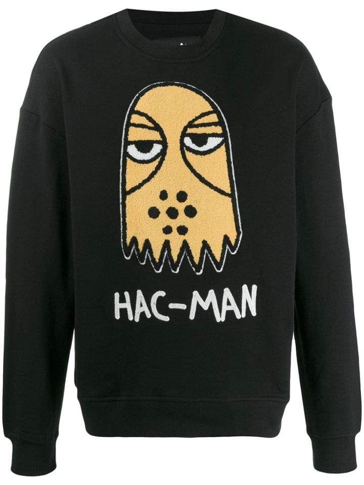 Haculla Textured Cotton Sweater - Black