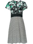 Dorothee Schumacher Floral And Geometric Panelled Print Dress -