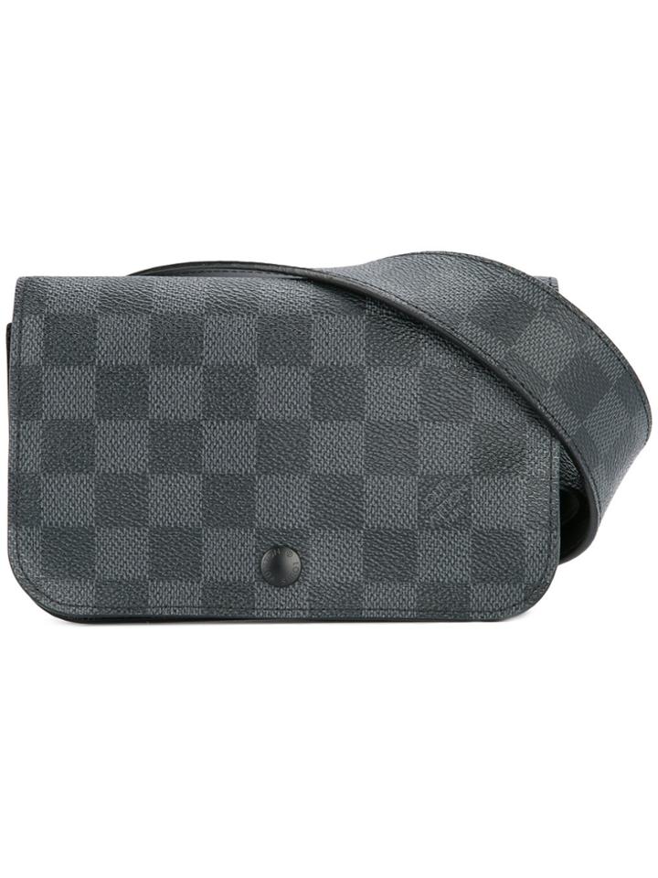 Louis Vuitton Vintage Ceinture Pochette Homme Damier Graphite Waist
