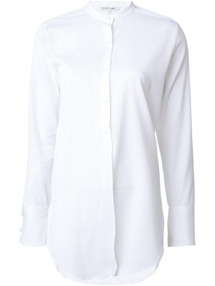 Helmut Lang Ribbed Shirt, Women's, Size: Xs, White, Cotton