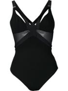 Alexandre Vauthier Cut-out Bodysuit, Women's, Size: 38, Black, Spandex/elastane/viscose