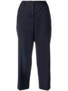 Tonello Straight-leg Cropped Trousers - Blue