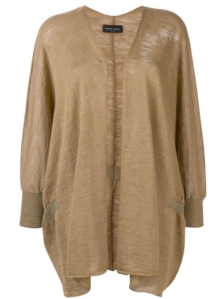 Roberto Collina Fine Knit Cardigan - Neutrals
