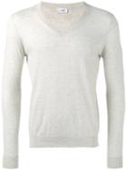 Closed V Neck Sweatshirt, Men's, Size: Large, Nude/neutrals, Cotton
