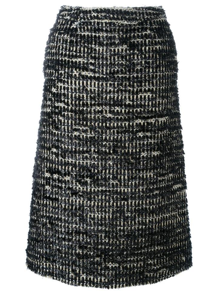 Simone Rocha A-line Skirt, Women's, Size: 8, Black, Cotton/nylon/polyester/wool