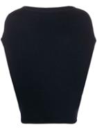 Société Anonyme Boat-neck Knit Jumper - Blue