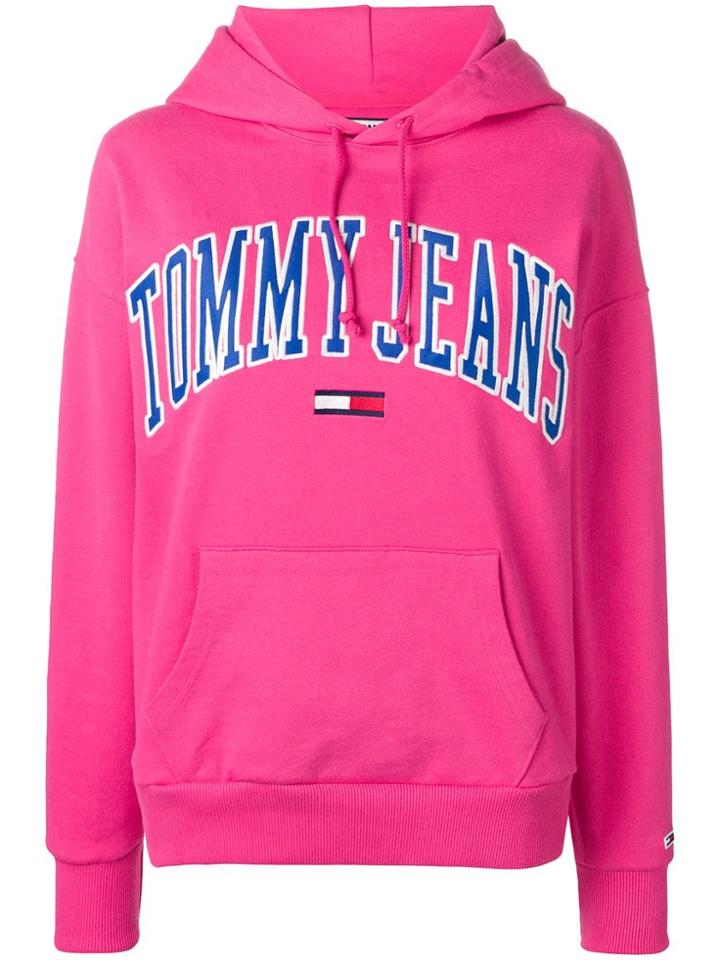 Tommy Jeans Logo Hoodie - Pink