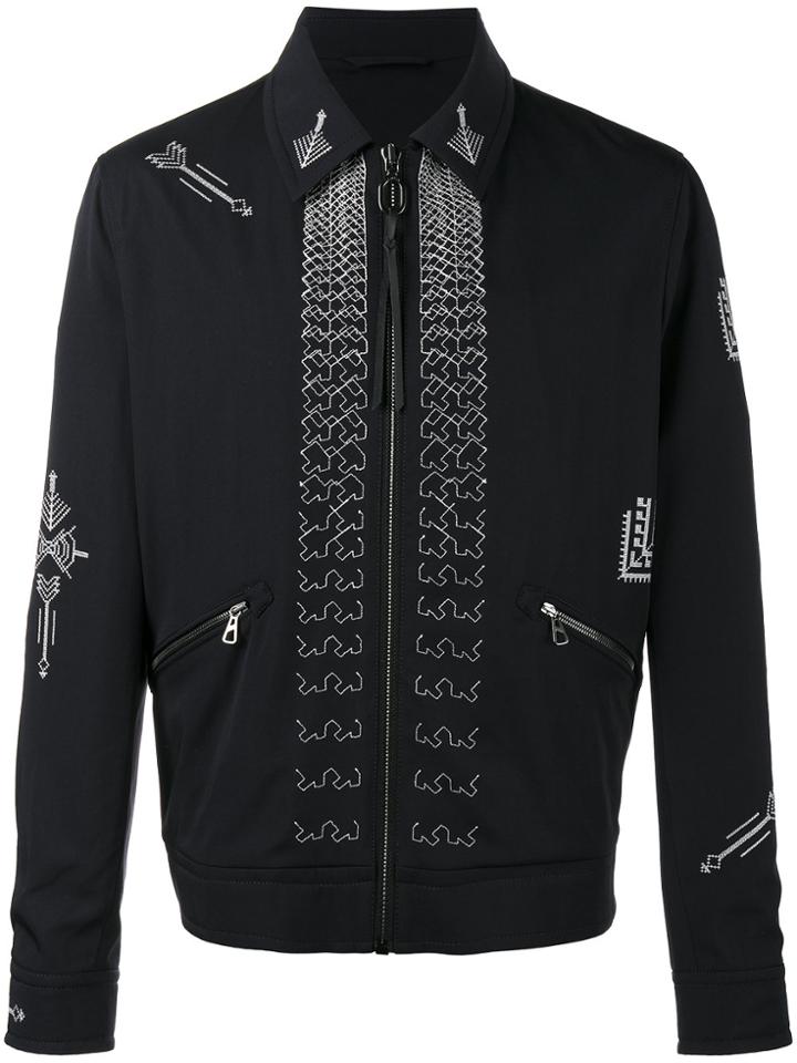 Lanvin Arrow Stitch Jacket - Blue