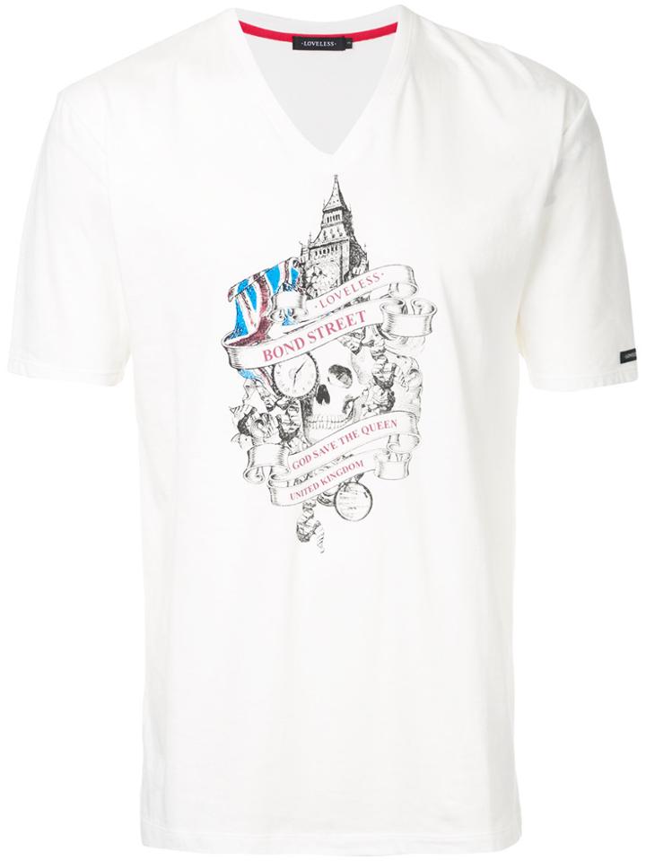 Loveless London Print T-shirt - White