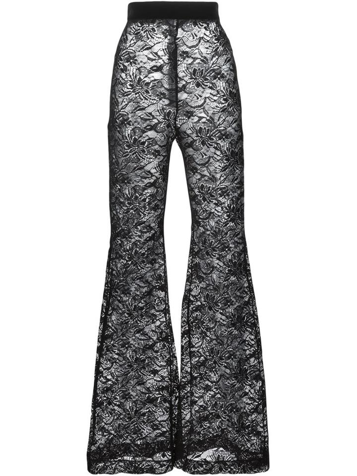 Balmain Floral Lace Trousers