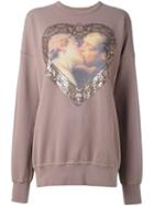 Vivienne Westwood Anglomania 'hercules Kiss' Sweatshirt, Women's, Size: Small, Nude/neutrals, Cotton