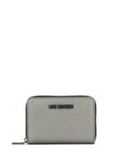 Love Moschino Compact Textured Wallet - Silver
