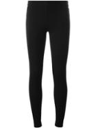 Michael Michael Kors Zip Detail Stretch Leggings, Women's, Size: 10, Black, Polyester/viscose/spandex/elastane