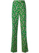 Pt01 Floral Trousers - Green