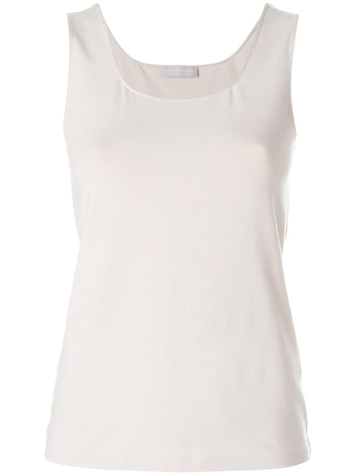 Le Tricot Perugia Basic Tank Top - Nude & Neutrals