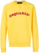 Dsquared2 Logo Print Sweatshirt - Yellow & Orange