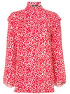 Derek Lam Long Sleeve Button-down Blouse With Ruffle Detail - White