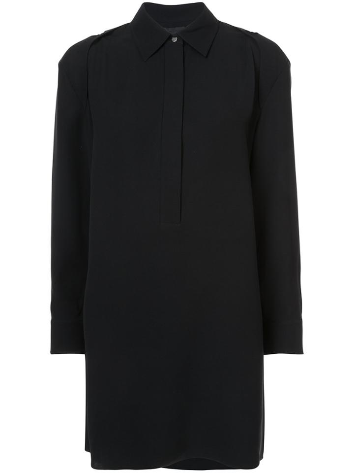 Alexander Wang Shirt Dress With Appliqués - Black