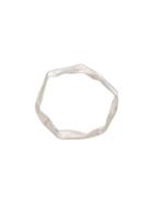 Niza Huang Crush Stacking Ring - Silver